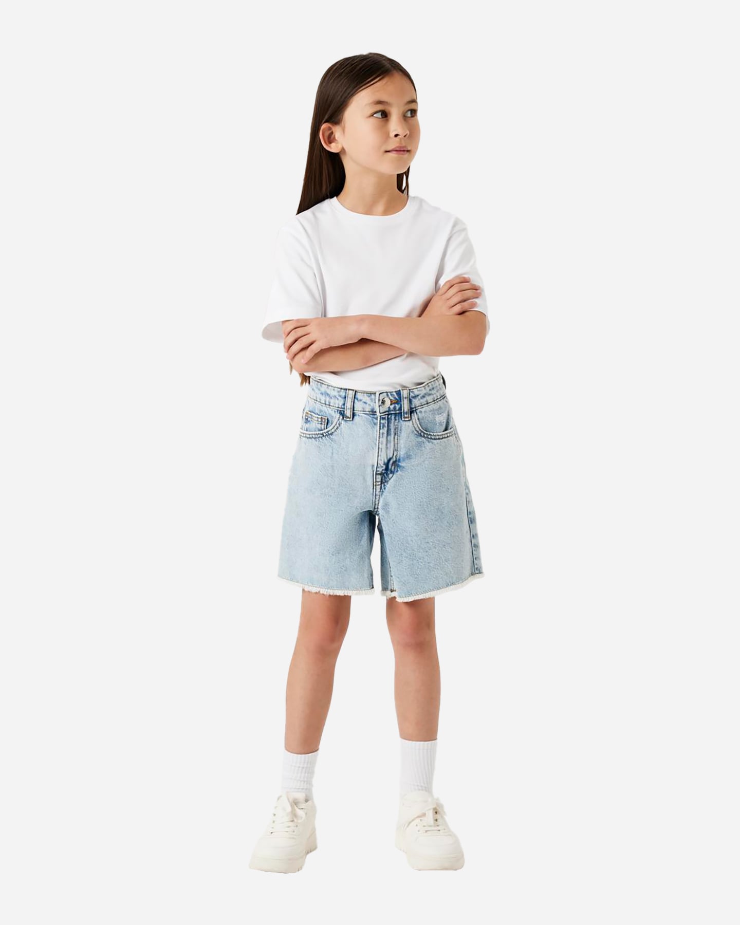 Bermuda NAME IT WIDE LEG JR - Denim - 3 | Cisalfa Sport